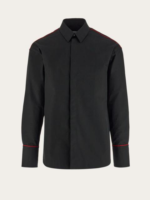 FERRAGAMO Sports shirt with contrasting piping