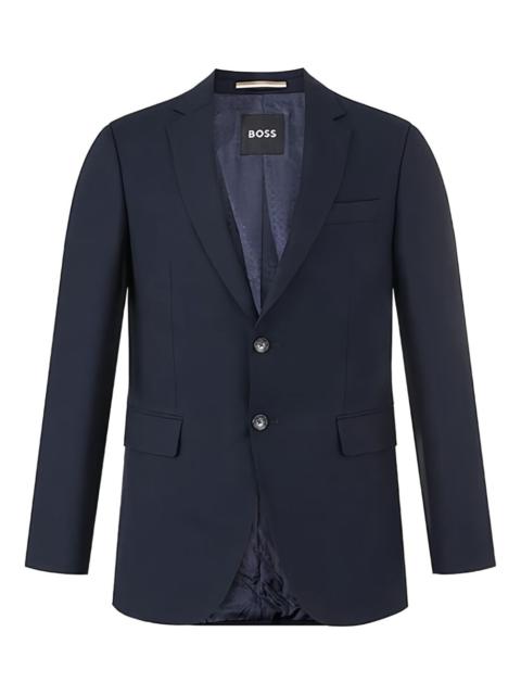 BOSS two-button textured jacket