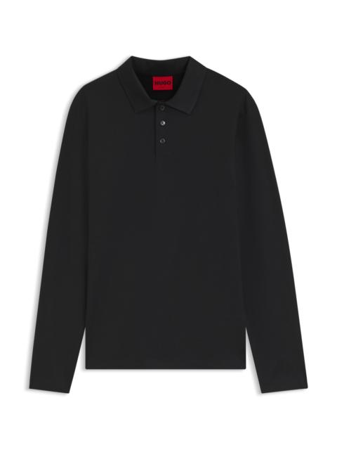 HUGO SLIM-FIT POLO SHIRT IN MERCERIZED COTTON