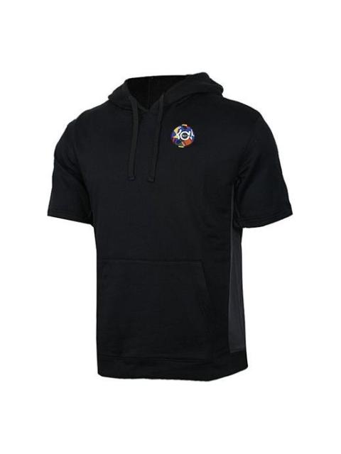 Nike Nike KD Durant Basketball hooded Sports Short Sleeve Black AT3190-010