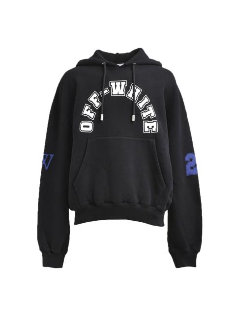 FOOTBALL OVER HOODIE / BLK WHT