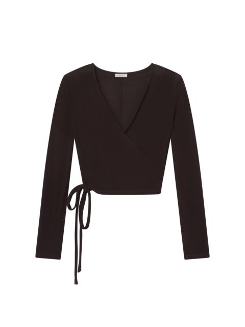 A.L.C. Emma Fine Merino Wrap Sweater