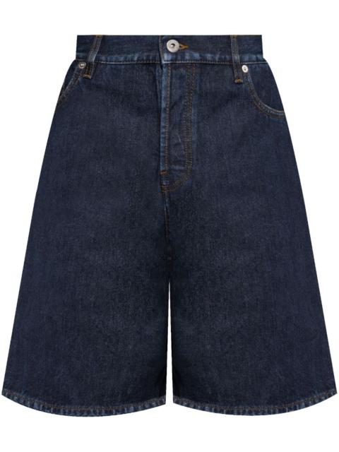 Burberry appliqué denim shorts