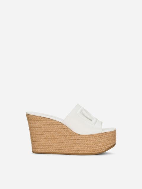 Calfskin wedge