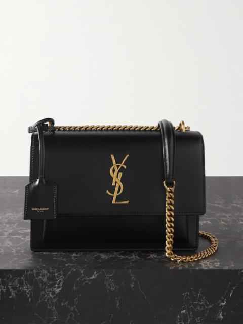 SAINT LAURENT Sunset Medium Leather Shoulder Bag