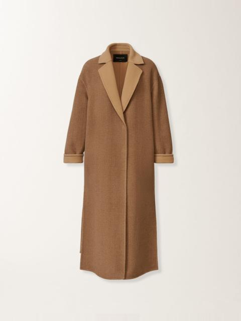 FABIANA FILIPPI Coat in soft double chevron