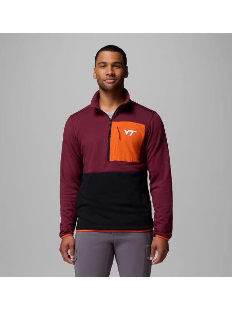 Columbia Men's Collegiate Columbia Hike Half Zip Jacket - Virginia Tech