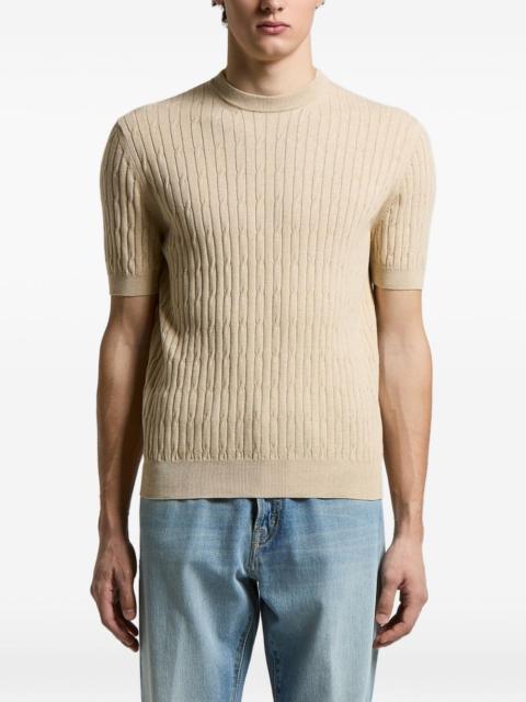 PESERICO ribbed short-sleeve T-shirt