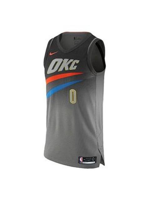 Nike Nike Russell Westbrook City Edition Authentic Jersey AU Gray AH6063-039