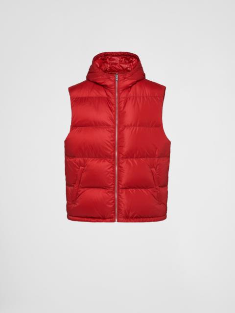 Prada Regenerated Re-Nylon down vest