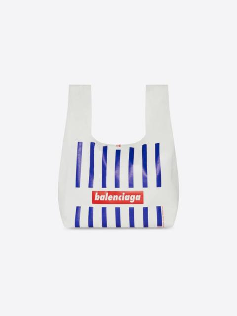 BALENCIAGA Men's Monday Shopper Bag Paper Printed  in White