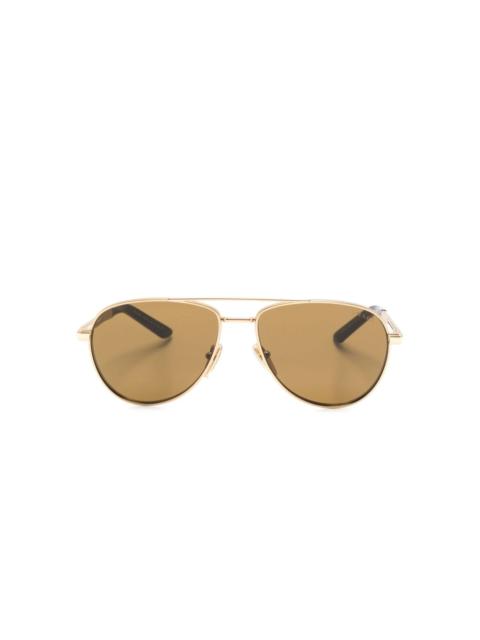 Prada logo-print pilot sunglasses