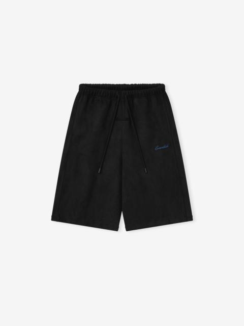 ESSENTIALS Suede Fleece Signature Relaxed Short W/ Piping