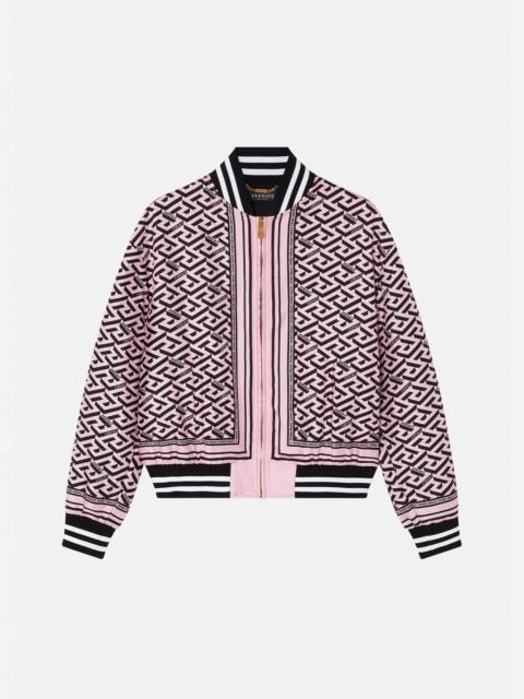 VERSACE La Greca Silk Jacket