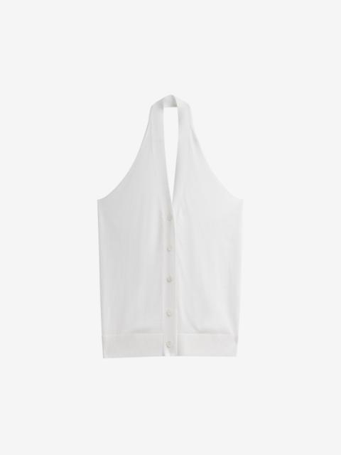 The Frankie Shop Nimi Knit Halter Top - White