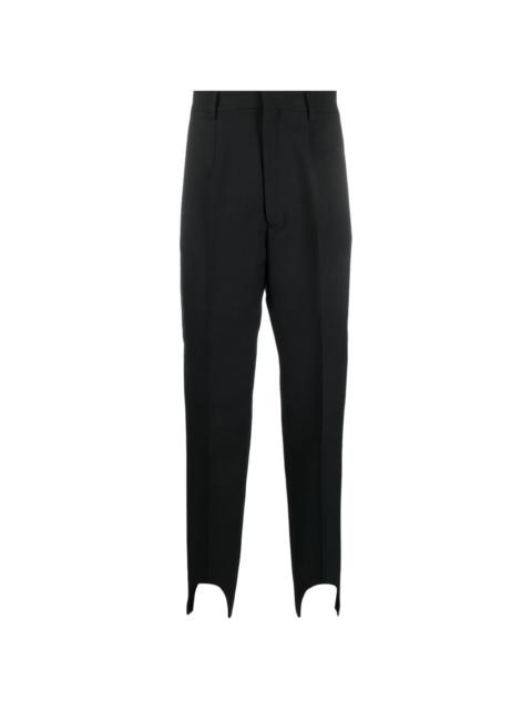 tapered stirrup trousers