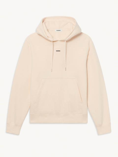 Sandro Hoodie sweatshirt with logo embroidery