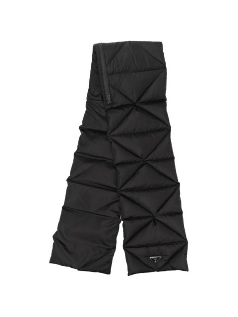 Prada Re-Nylon extractable-hood padded scarf