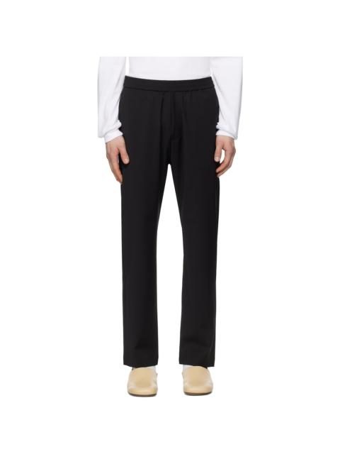 BARENA Black Riobarbo Tropical Trousers