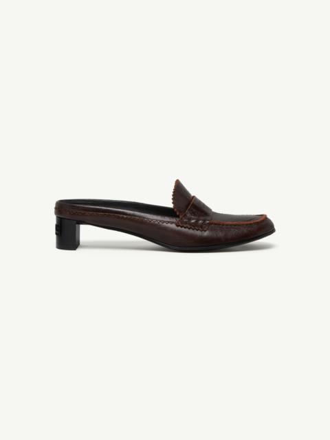 MM6 Maison Margiela Swing toe leather loafer