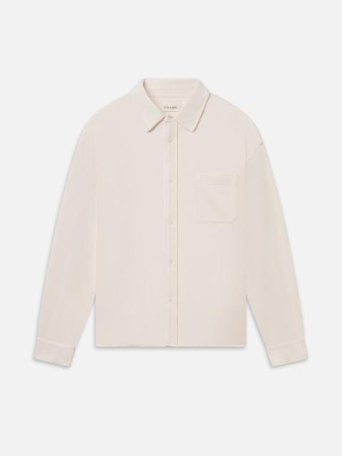 FRAME Waffle Textured Shirt