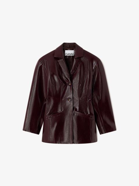 GANNI JACKET IN FUTURE SHINE