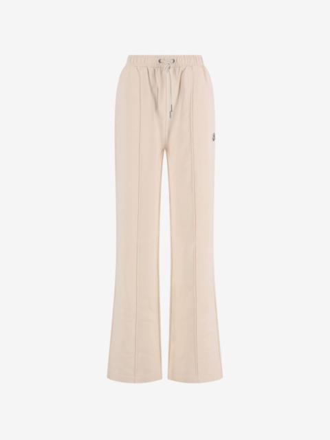 Moncler drawstring-waist flared trousers