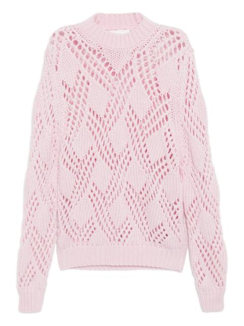 Jil Sander open knit sweater