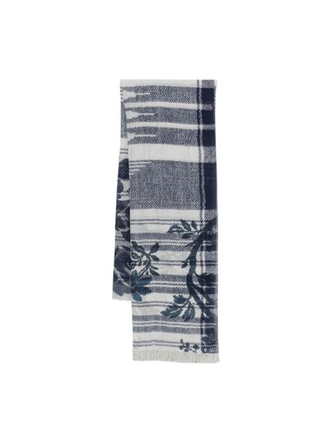 Pierre-Louis Mascia Hawnbci floral-print scarf