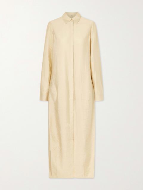 TOTEME Parachute Silk-blend Maxi Dress