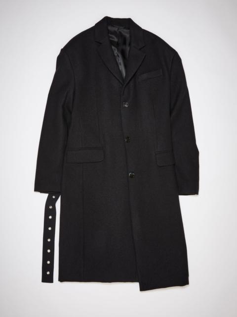 Acne Studios Belted wool coat - Black