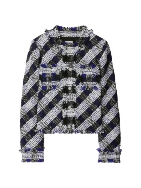 Burberry cropped tweed jacket
