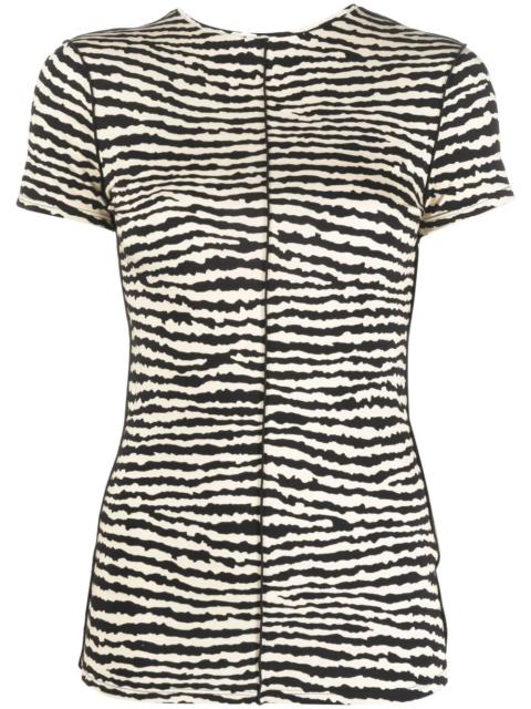 Proenza Schouler striped-print slim T-shirt