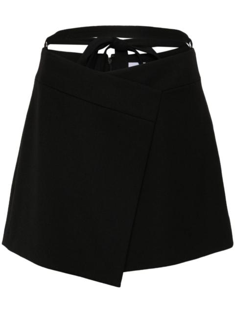 PATOU wrapped mini skirt