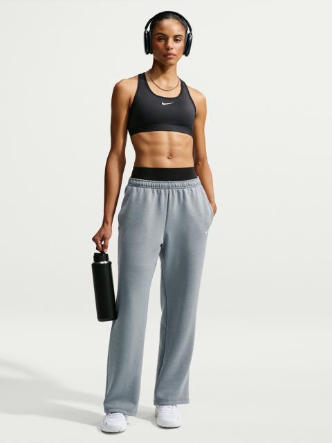 Nike Nike Studio Fleece Sport Women's Dri-FIT Mid-Rise Open-Hem Pants