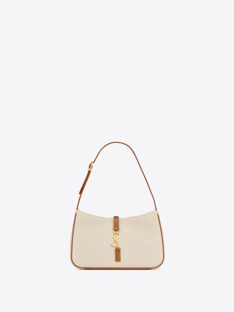 SAINT LAURENT LE 5 À 7 IN CANVAS AND LEATHER