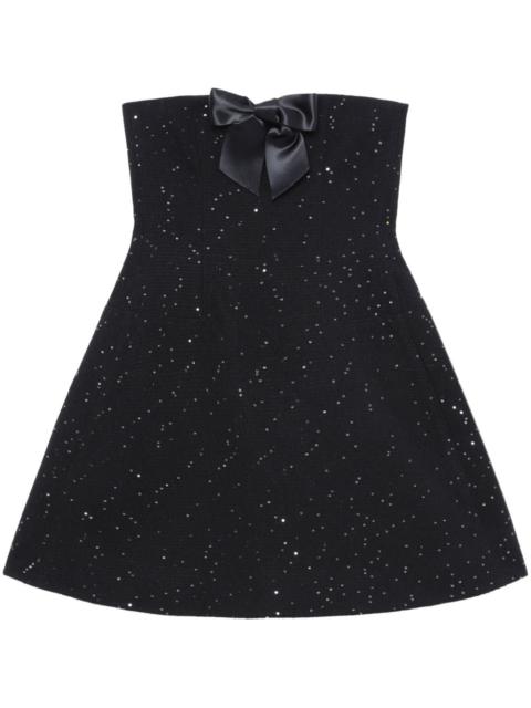 SHUSHU/TONG bow halterneck dress