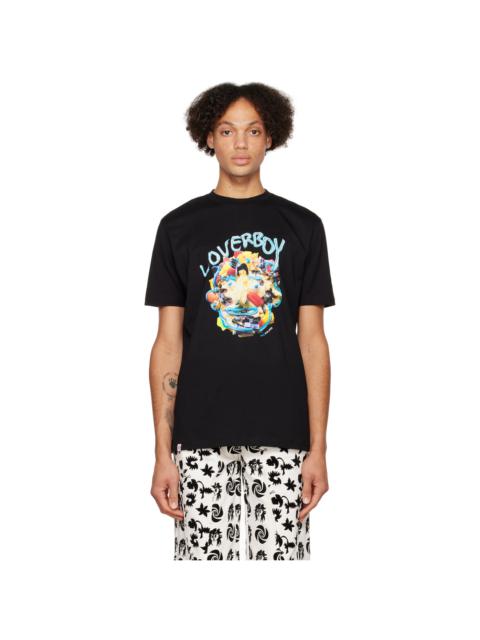 CHARLES JEFFREY LOVERBOY Black Graphic T-Shirt