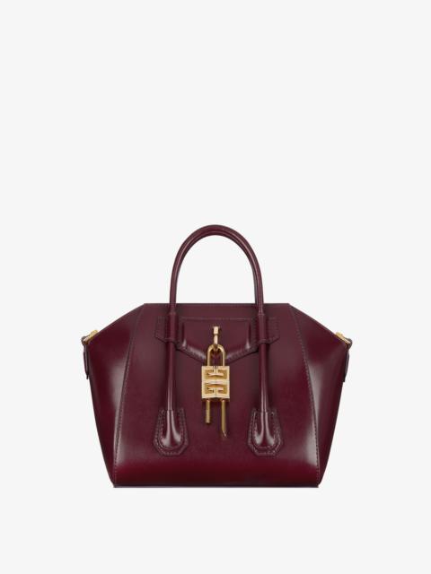 Givenchy MINI ANTIGONA LOCK BAG IN BOX LEATHER