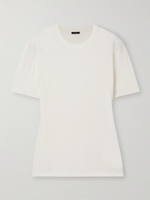 JOSEPH Cotton And Silk-blend Jersey T-shirt
