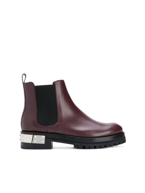 Alexander McQueen studded logo plaque Chelsea boots