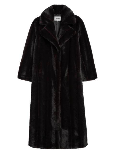 APPARIS Women's Gabrielle Faux Fur Long Coat - Noir Multi