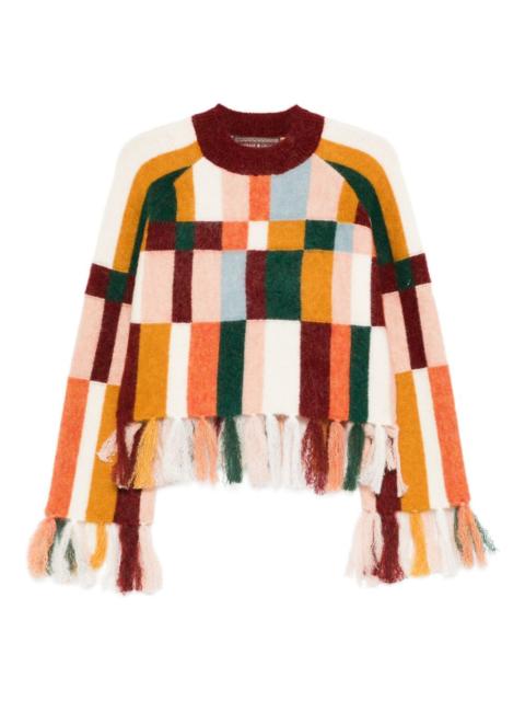 ALÉMAIS fringe sweater