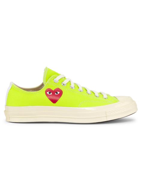 Comme des Garçons PLAY Unisex Play Converse Low-Top Sneakers - Green