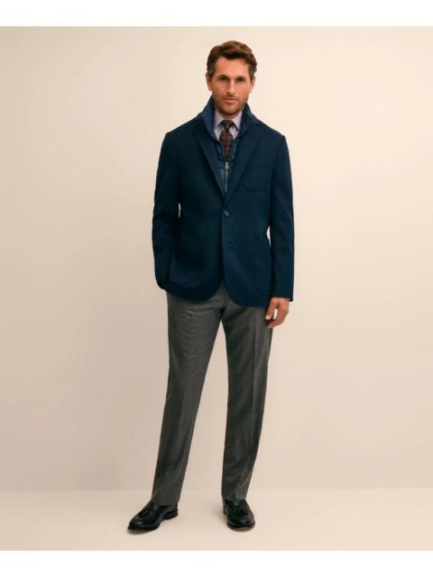 Brooks Brothers Traditional Fit Wool Flannel Dress Pants