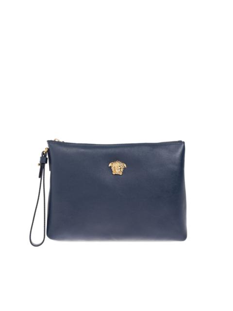 VERSACE Medusa leather clutch bag