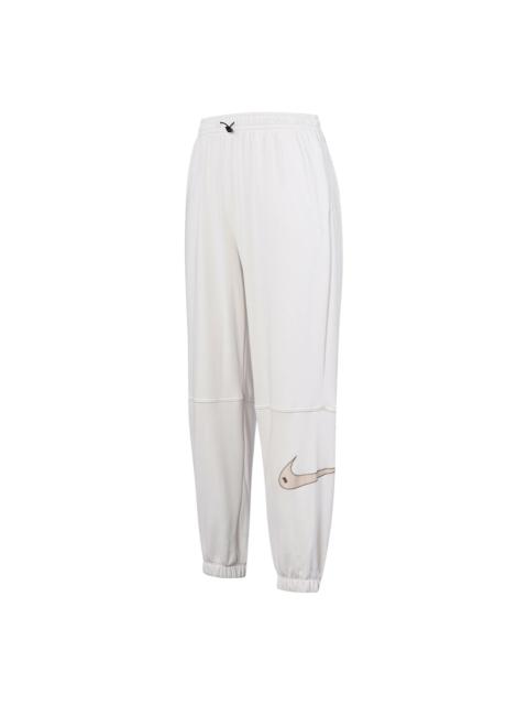 (WMNS) Nike Casual Sports Stay Warm Bundle Feet Long Pants/Trousers White DM6206-030