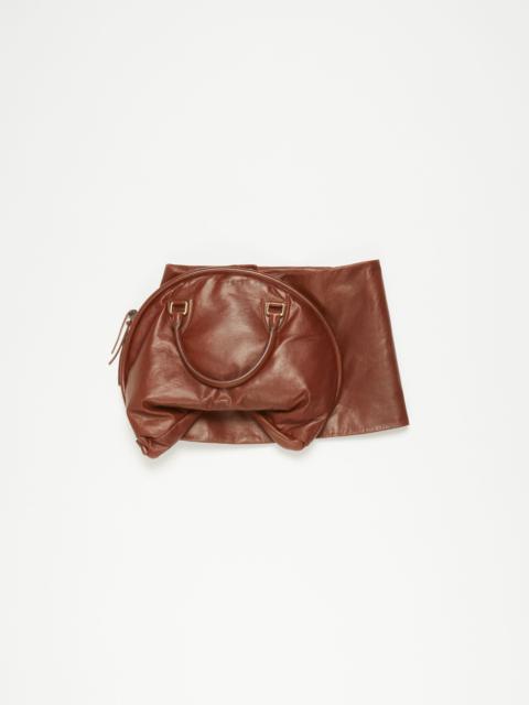 Acne Studios Leather skirt - Cognac brown