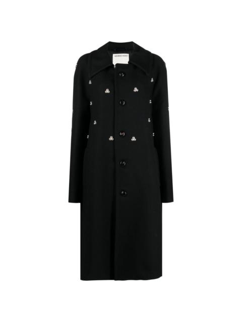 NAMACHEKO Verdun rivet-embellished midi coat