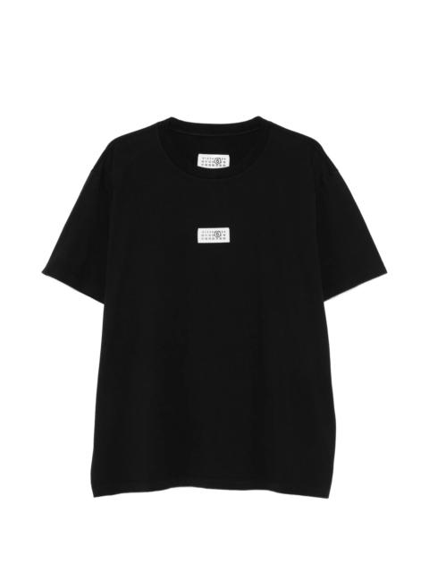 MM6 Maison Margiela Mm6 Maison Margiela Logo-patch T-shirt